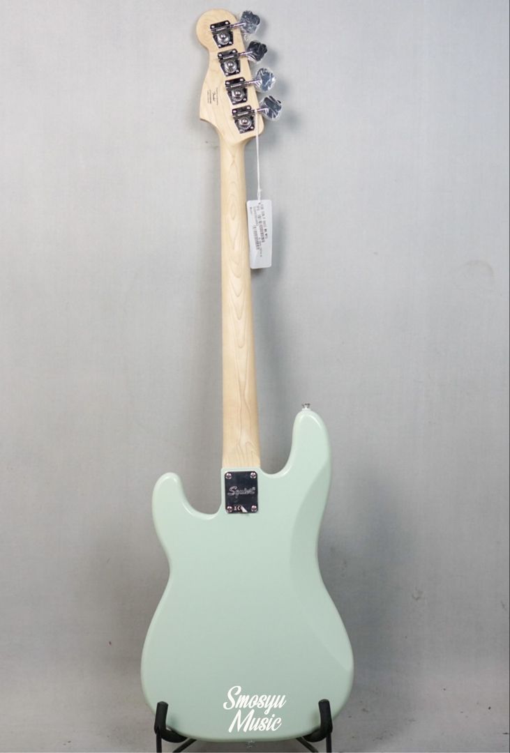 Squier FSR Sonic Precision Bass White Pickguard Maple FB Surf Green