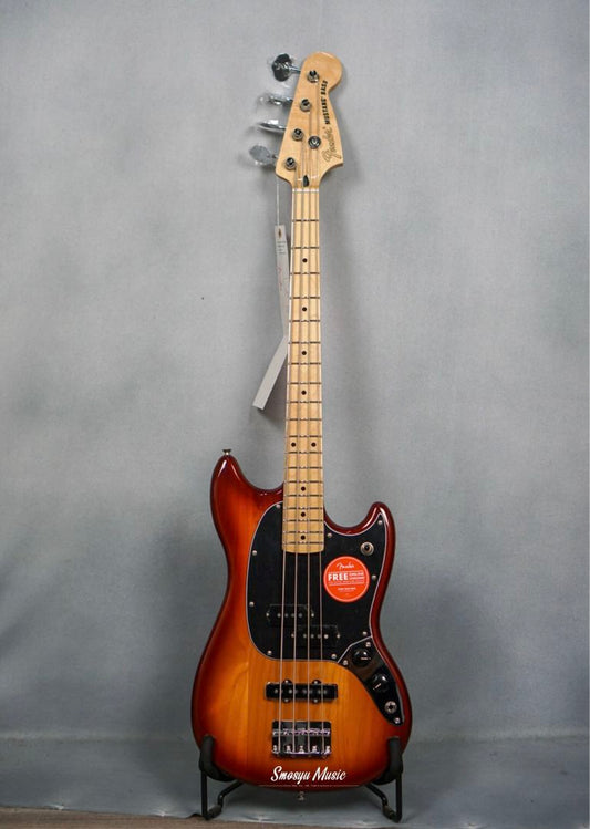 Fender Player Mustang PJ Bass Maple FB Sienna Sunburst