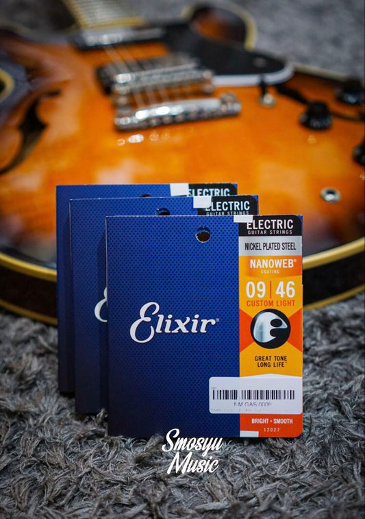 Senar Elixir 12027 Nanoweb Elictric Guitar Strings 09-46