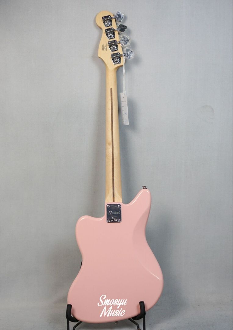 Squier FSR Affinity Series Jaguar Bass H Laurel FB Shell Pink