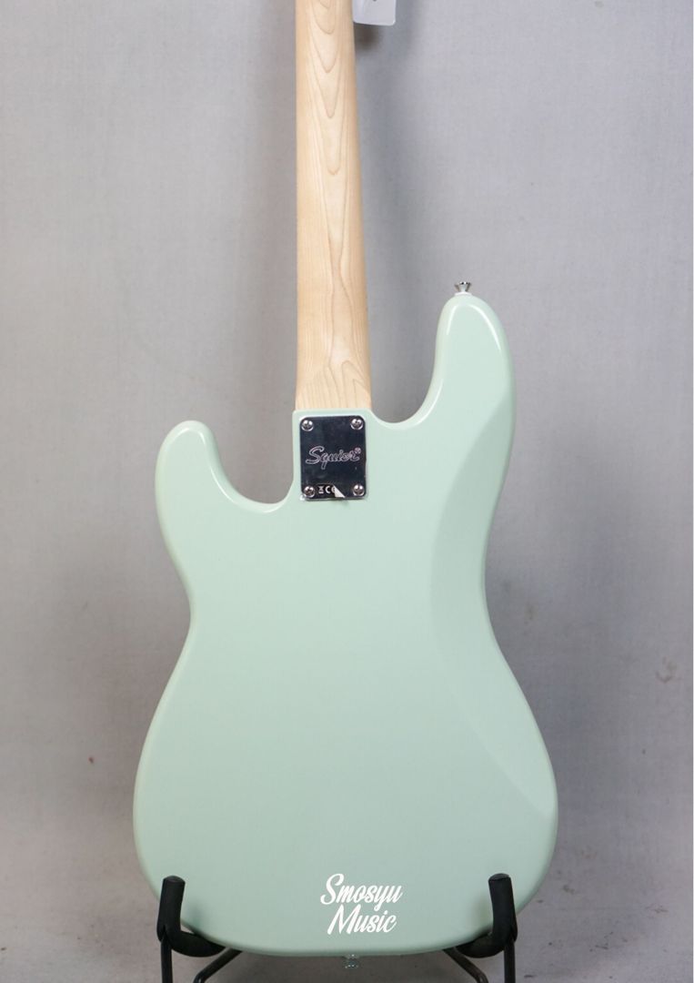 Squier FSR Sonic Precision Bass White Pickguard Maple FB Surf Green