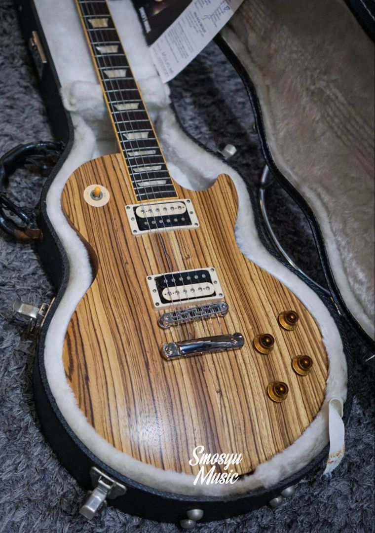 Gibson Lespaul Classic Antique Zebra Wood Limited Edition