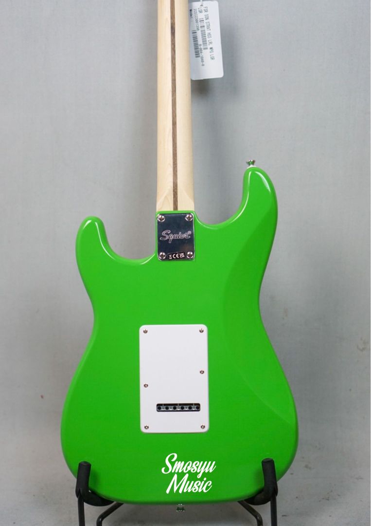 Squier FSR Sonic Stratocaster HSS Laurel FB Lime Green