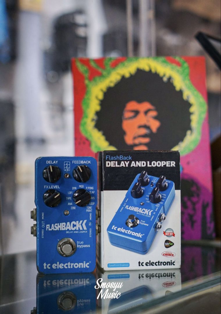 EFEK TC ELECTRONIC FLASHBACK DELAY AND LOOPER