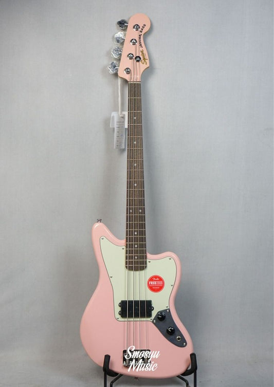 Squier FSR Affinity Series Jaguar Bass H Laurel FB Shell Pink