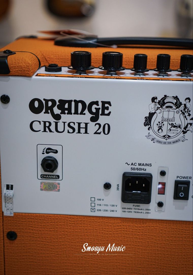 Ampli Orange Crush 20 Twin Channel Solid State Crush 1x8