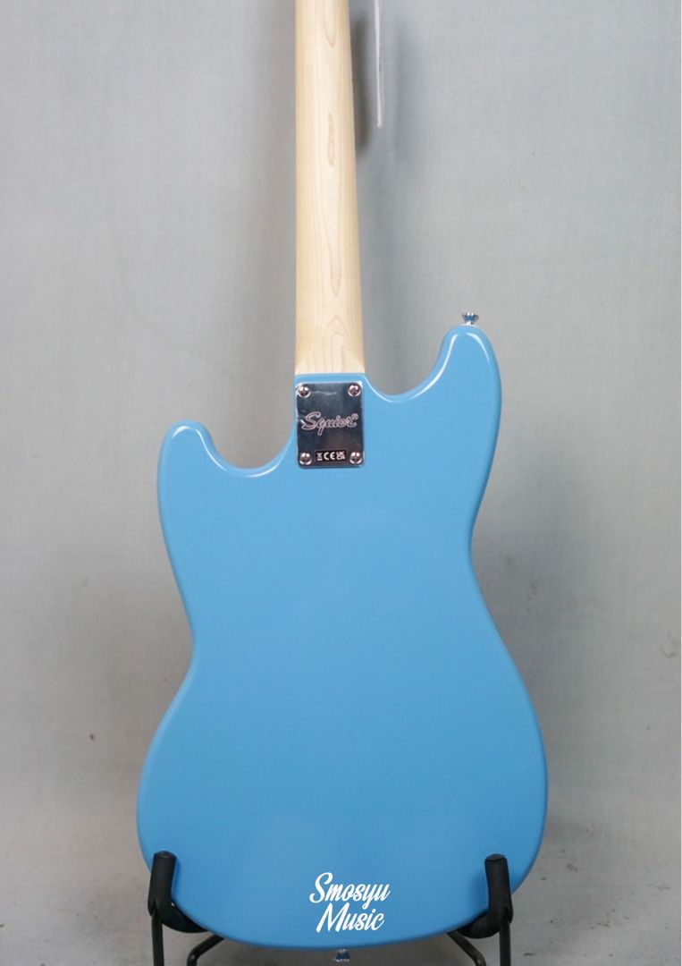 Squier FSR Sonic Bronco Bass Black Pickguard California Blue