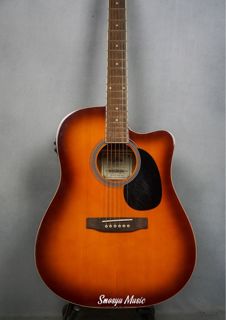 Aria Pro AWN 15CE Tobacco Sunburst